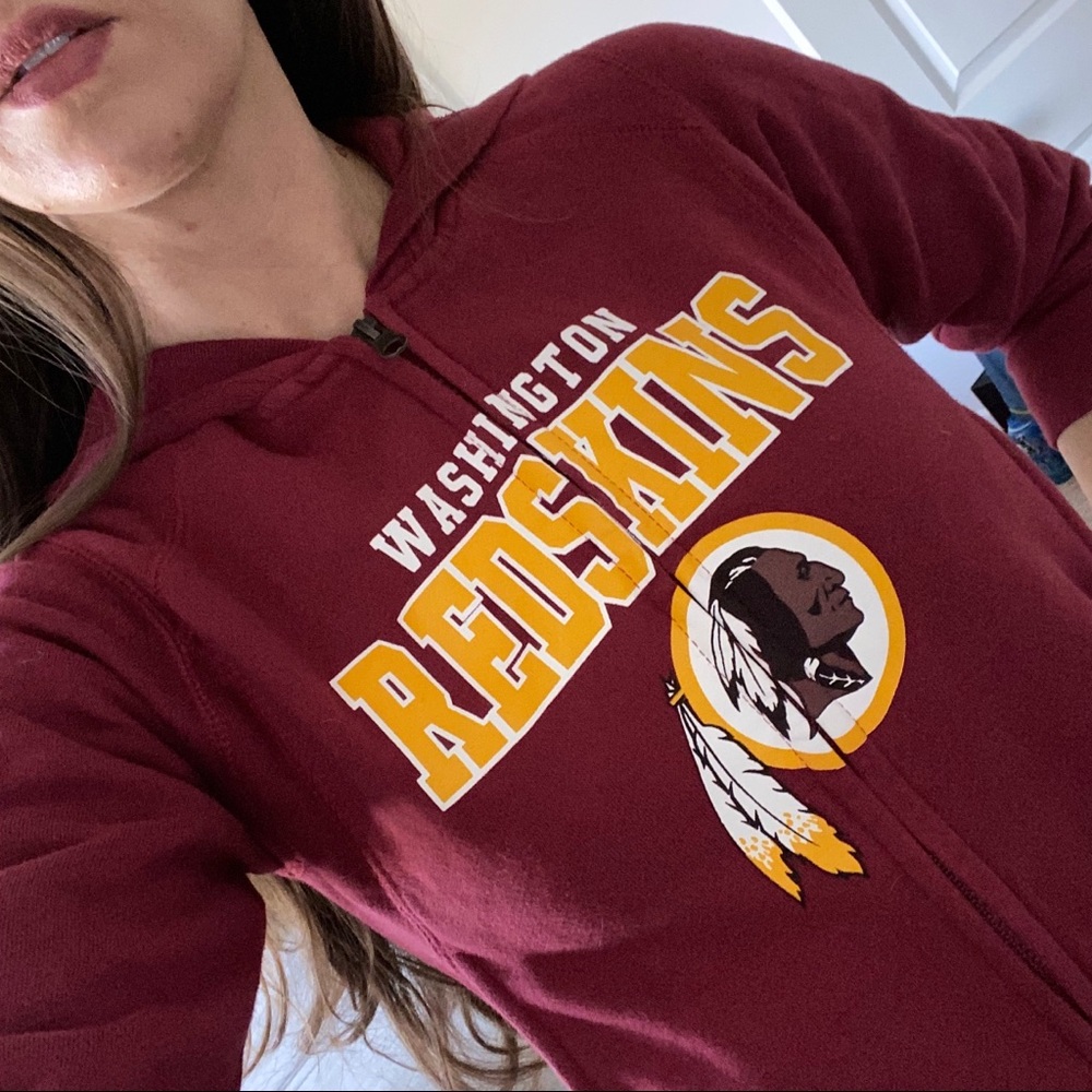 NFL Washington Redskins Zip up hoodie FREE Beanie